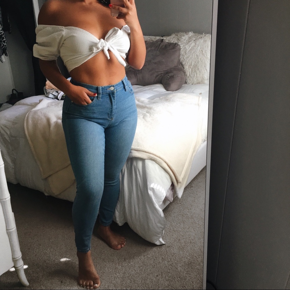 ZARA | Off the Shoulder Top